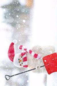 Snowman notebook - achieve your goals, perfect 120 lined pages #4