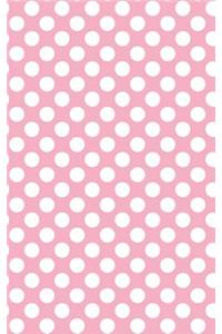 Polka Dots - Pale Pink 101 - Lined Notebook With Margins 5x8