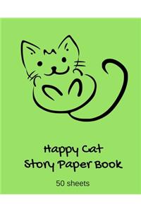 Happy Cat Story Paper Book