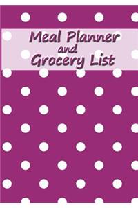Meal planner and grocery list