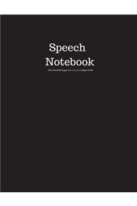 Speech Notebook 200 Sheet/400 Pages 8.5 X 11 In.-College Ruled