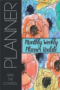 Monthly Weekly Planner Undate