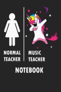 Normal Teacher Music Teacher Notebook