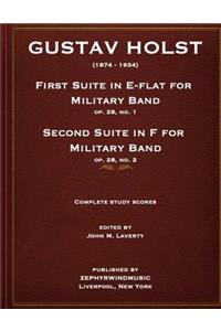 Holst First Suite in E-flat and Second Suite in F Study Scores