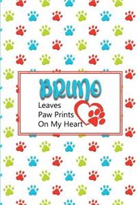 Bruno Leaves Paw Prints on My Heart