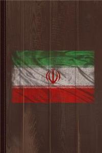 Iran Flag Vintage Journal Notebook