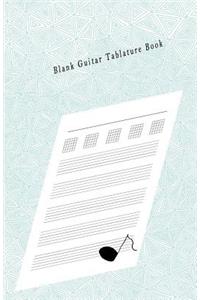 Blank Guitar Tablature Book