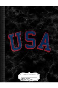 USA America Composition Notebook