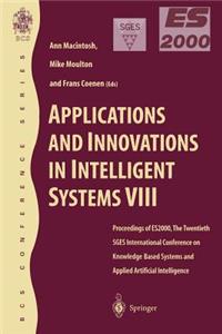 Applications and Innovations in Intelligent Systems VIII