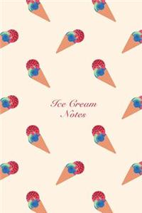 Ice Cream Notes