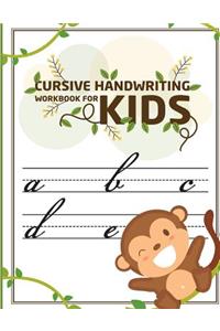 Cursive handwriting workbook for kids