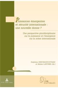 Puissances Émergentes Et Sécurité Internationale: Une Nouvelle Donne ?