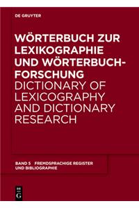 Äquivalentregister Und Bibliographie