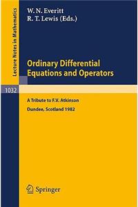 Ordinary Differential Equations and Operators