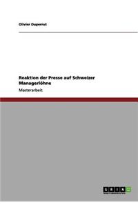 Reaktion der Presse auf Schweizer Managerlöhne