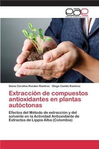 Extracción de compuestos antioxidantes en plantas autóctonas