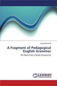 Fragment of Pedagogical English Grammar