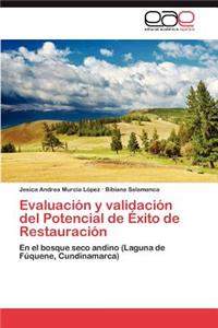 Evaluación y validación del Potencial de Éxito de Restauración