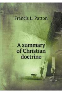 A Summary of Christian Doctrine