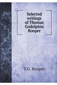 Selected Writings of Thomas Godolphin Rooper