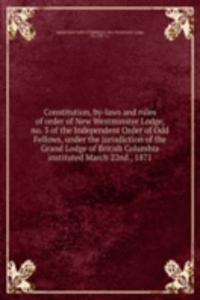 CONSTITUTION BY-LAWS AND RULES OF ORDER