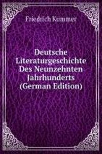 Deutsche Literaturgeschichte Des Neunzehnten Jahrhunderts (German Edition)
