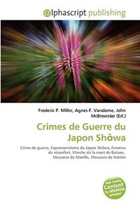 Crimes de Guerre Du Japon Shwa