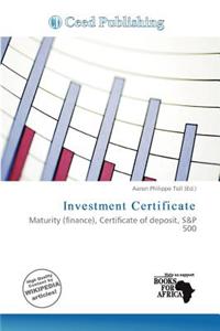 Investment Certificate
