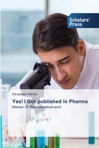 Yes! I Got published in Pharma