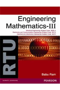 Engineering Mathematics-III (for RTU) : ( Subject Code: 3EX1, 3EC1, 3EE6.1)