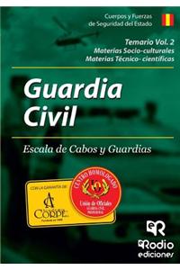 Temario Volumen 2. Guardia Civil. Escala de Cabos y Guardias