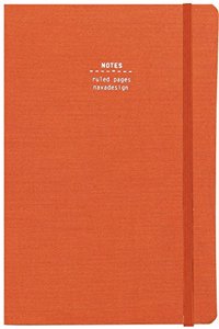 Nava Everything Medium Notebook, Orange