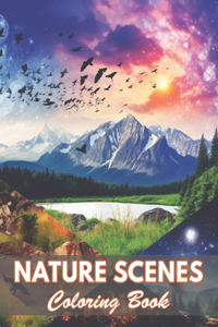 Nature Scenes Coloring Book