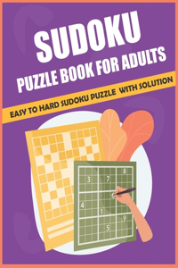 Sudoku Puzzle Book For Adults