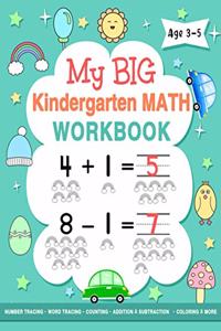 My Big Kindergarten Math Workbook Age 3-5