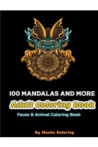 100 Mandalas And More Adut Coloring Book