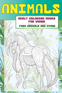 Adult Coloring Books for Women Farm Animals and other