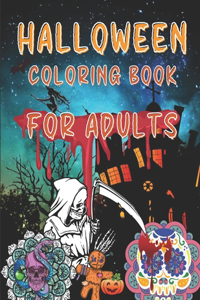 Halloween Coloring Book Adults