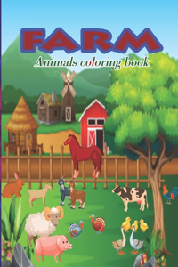Farm Animals coloring book