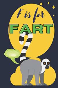 F is for Fart: ABC Children's Coloring Book About Farting Animals For Animal Lovers For Stress Relief & Relaxation