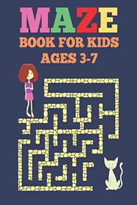 Mazes Book For Kids Ages 3-7