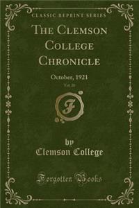 The Clemson College Chronicle, Vol. 20
