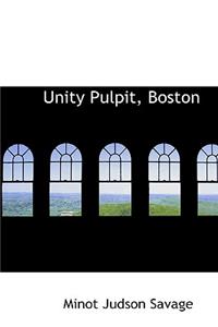 Unity Pulpit, Boston