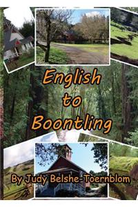 English to Boontling