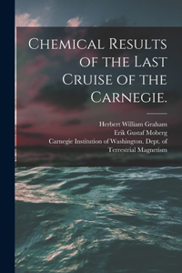 Chemical Results of the Last Cruise of the Carnegie.