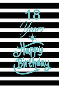 18 years happy birthday