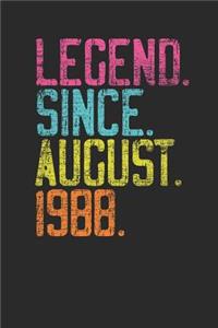 Legend Since August 1988