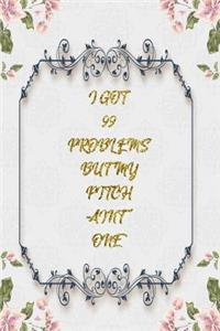 I Got 99 Problems But My Pitch Aint One