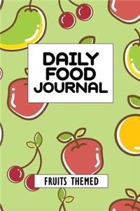 Daily Food Journal Fruits Themed