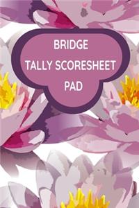 Bridge Tally Scoresheet Pad